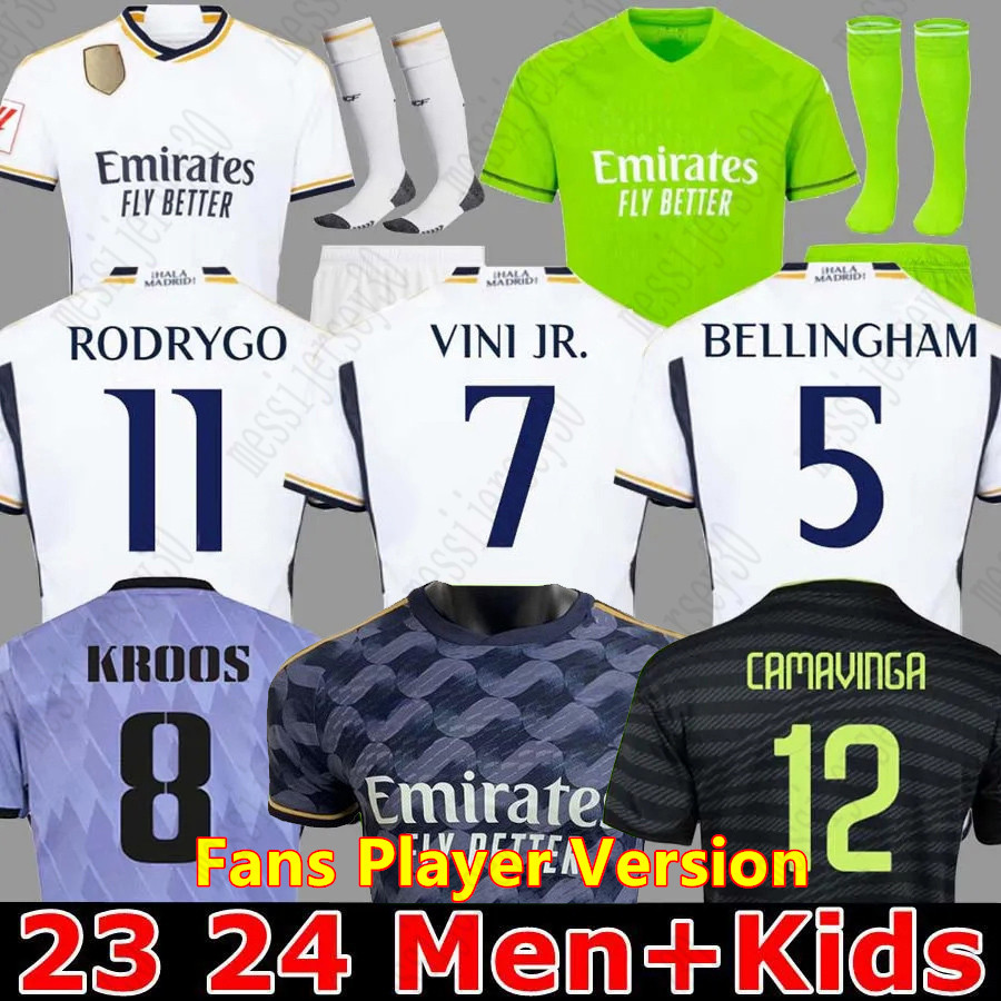 2023 BELLINGHAM VINI JR soccer jerseys MBAPPE Tchouameni 22 23 24 football shirt Real Madrids CAMAVINGA Rodrygo MODRIC Camisetas men kids kit uniforms fans player
2023 BELLINGHAM VINI JR soccer jerseys MBAPPE Tchouameni 22 23 24 football shirt Real Madrids CAMAVINGA Rodrygo MODRIC Camisetas men kids kit uniforms fans player