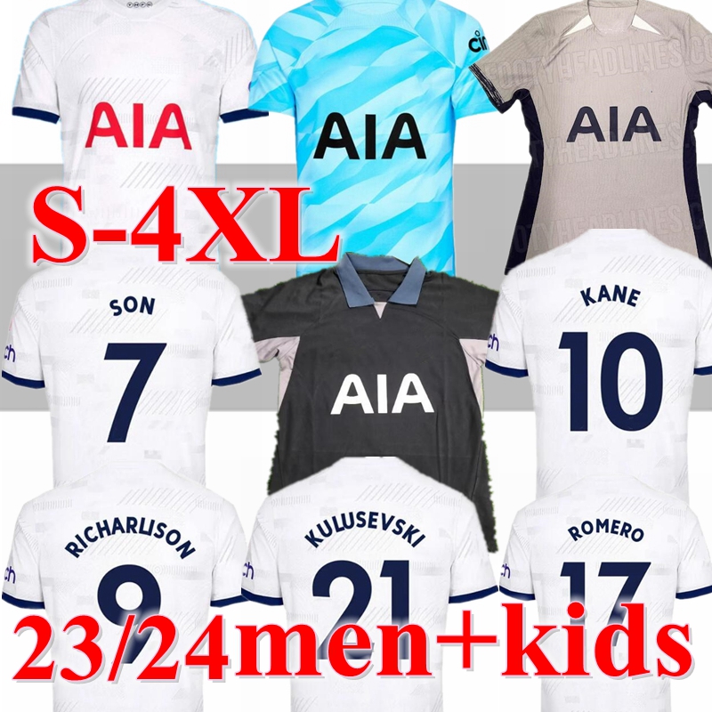 KANE SON 23 24 RICHARLISON Soccer Jersey KULUSEVSKI HOJBJERG SPENCE PERISIC DIER 2023 2024 LUCAS ROMERO Tottenham Football kit shirt tops Men kids sets 16-4XL, 2324 player
KANE SON 23 24 RICHARLISON Soccer Jersey KULUSEVSKI HOJBJERG SPENCE PERISIC DIER 2023 2024 LUCAS ROMERO Tottenham Football kit shirt tops Men kids sets 16-4XL, 2324 player