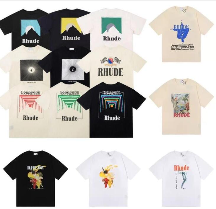 Designer Shirts Summer Mens T-Shirts Womens Rhude Designers For Men tops Letter polos Embroidery tshirts Clothing Short Sleeved tshirt Large Tees, Q11111
Designer Shirts Summer Mens T-Shirts Womens Rhude Designers For Men tops Letter polos Embroidery tshirts Clothing Short Sleeved tshirt Large Tees, Q11111