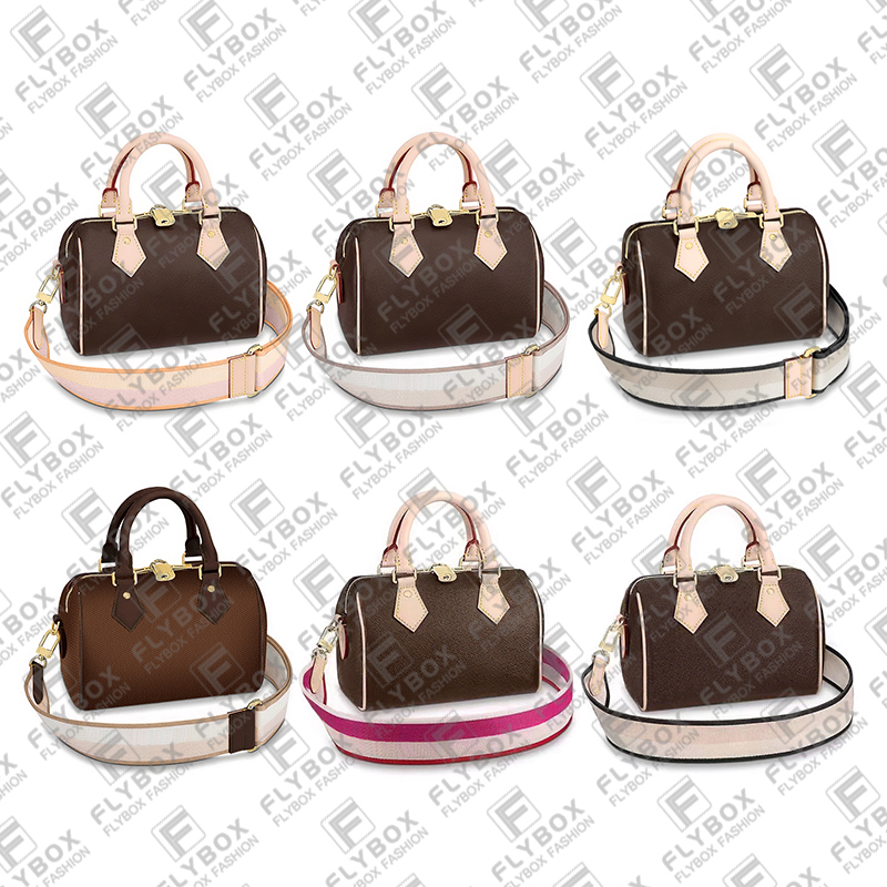 M46234 M46222 M45948 SP 20CM Boston Shoulder Bag Crossbody Woman Fashion Luxury Designer Totes Handbag TOP Quality Purse Fast Delivery N40489 M46594 M45957 M46906