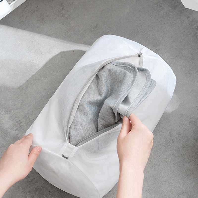 New Fine Net laundry bag 11 Sizes Washing Machines Dirty laundry basket Travel Shoes organizer Mesh Bags Woman Bra Clothes organizer