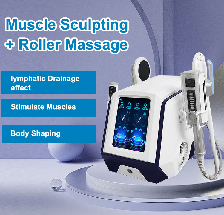 Emslim Inner Ball Roller Body Shaping Machine EMS RF Muscle Building Cellulite Reduction Roller Massage Slimming Device