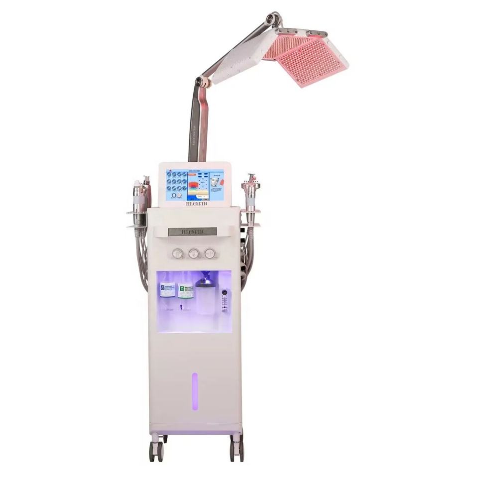 New Arrival Hydra Oxygen PDT Light Therapy Facial Water Machine for Removal Dead Skin Deep Cleaning Acne Treatment Wrinkle Remover Beauty Equipment