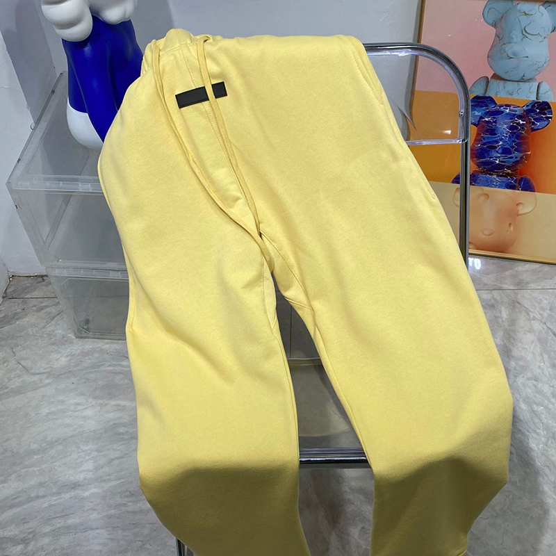 23SS Rubber Lettering Pants Sweatpants Casual Long Fleeced Joggers Trousers Men Women Hip Hop Streetwear MG230176