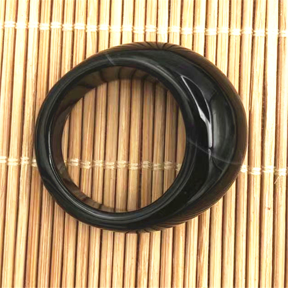 Wedding Rings Natural Stone Rings Charm Jewelry A Diversity of Stones Two Kinds of Models Trendy Gift for Women or Girlfriend 10mm Width 230717