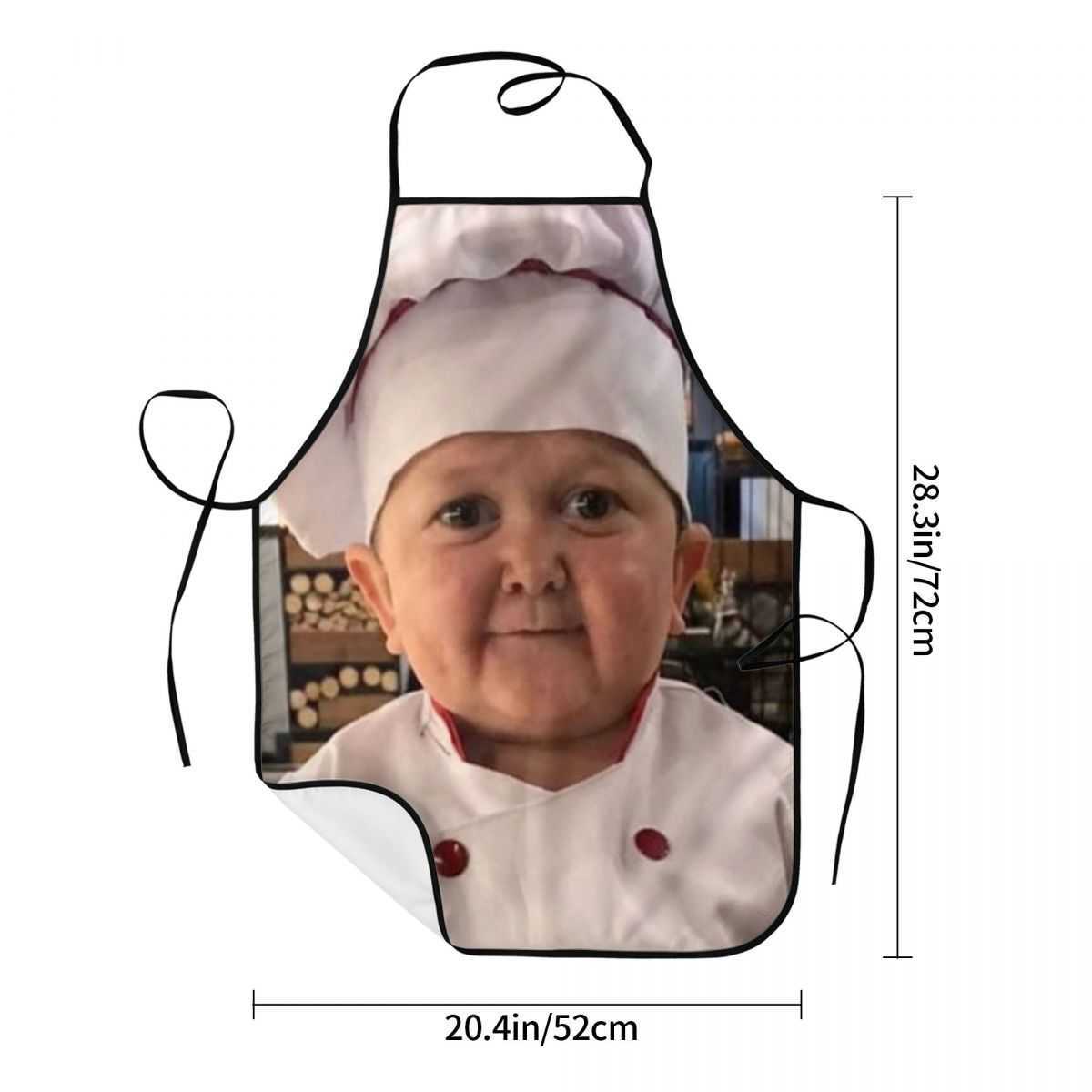 Hasbulla Cooking Master Funny Aprons Women Men Adult Unisex Kitchen Chef Bib Tablier Cuisine Cooking Baking Gardening L230620
