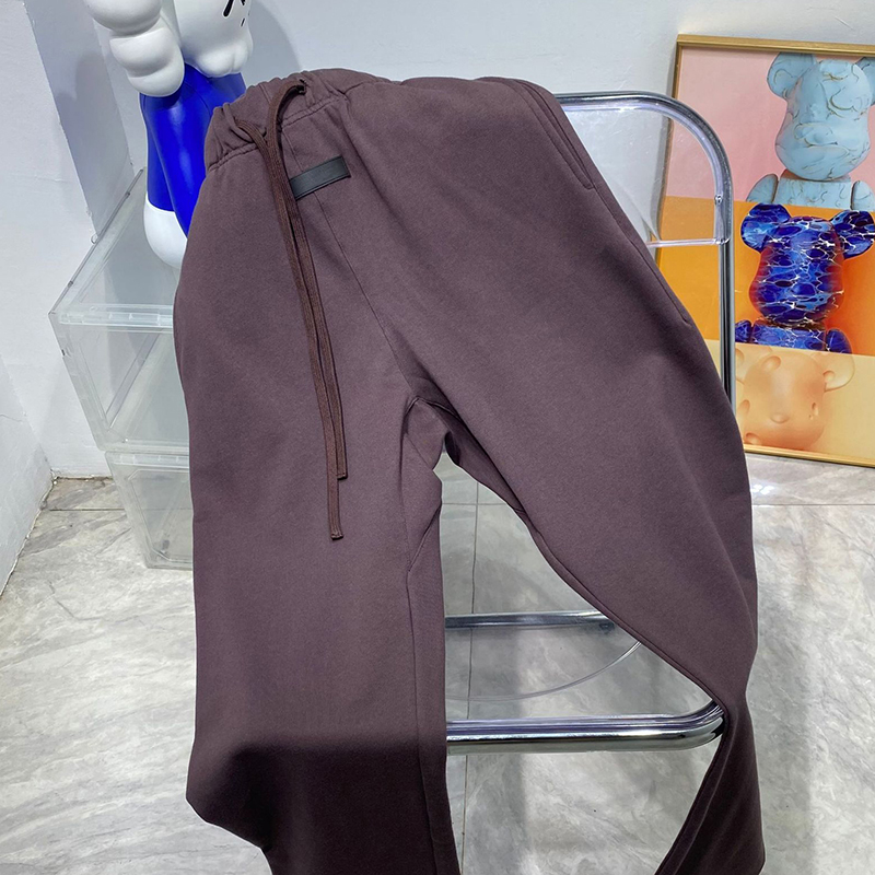 23SS Rubber Lettering Pants Sweatpants Casual Long Fleeced Joggers Trousers Men Women Hip Hop Streetwear MG230176