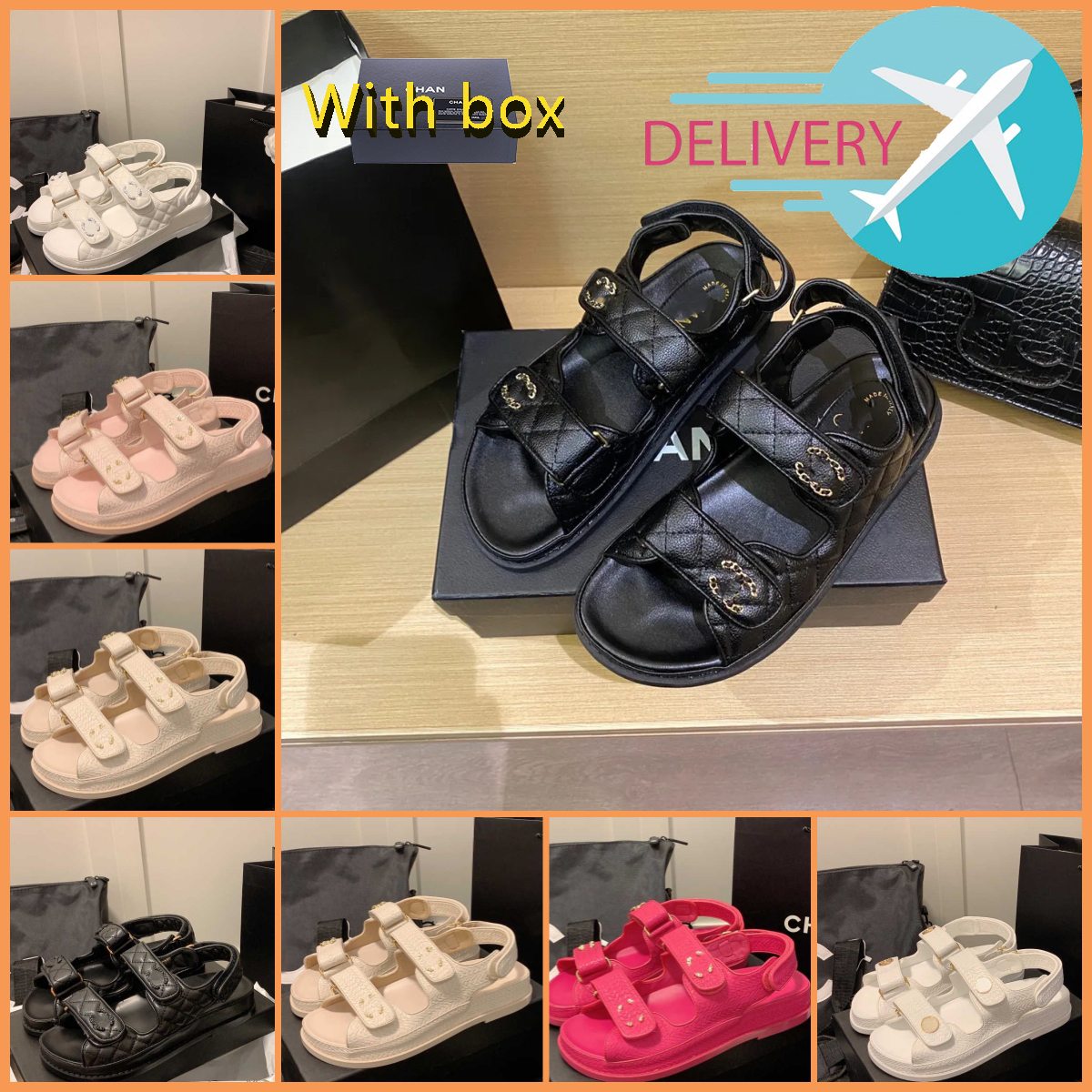 2023 Women Ladies Calfskin Dad Sandals Quilted Summer Designer Sandles Shoes Platform Flats Low Heel Wedge Buckle Sandal Slip On Ankle Strap Beach Shose Flip Flop., Color #8
2023 Women Ladies Calfskin Dad Sandals Quilted Summer Designer Sandles Shoes Platform Flats Low Heel Wedge Buckle Sandal Slip On Ankle Strap Beach Shose Flip Flop., Color #8