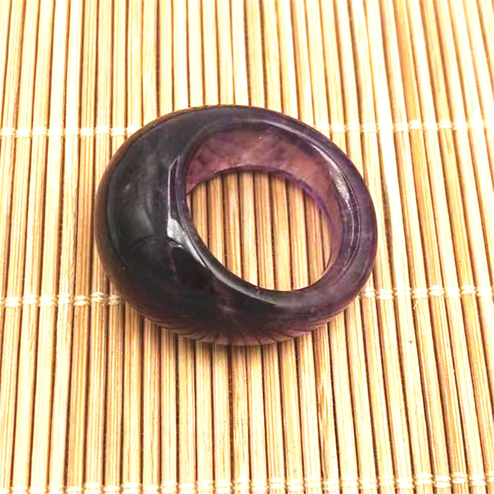Wedding Rings Natural Stone Rings Charm Jewelry A Diversity of Stones Two Kinds of Models Trendy Gift for Women or Girlfriend 10mm Width 230717