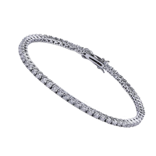 Tennis Designer Bracelet diamond Luxury Jewelry gift 3 4 5 6 mm 7 8 inch fashion moissanite white gold bracelets for men Adult hip