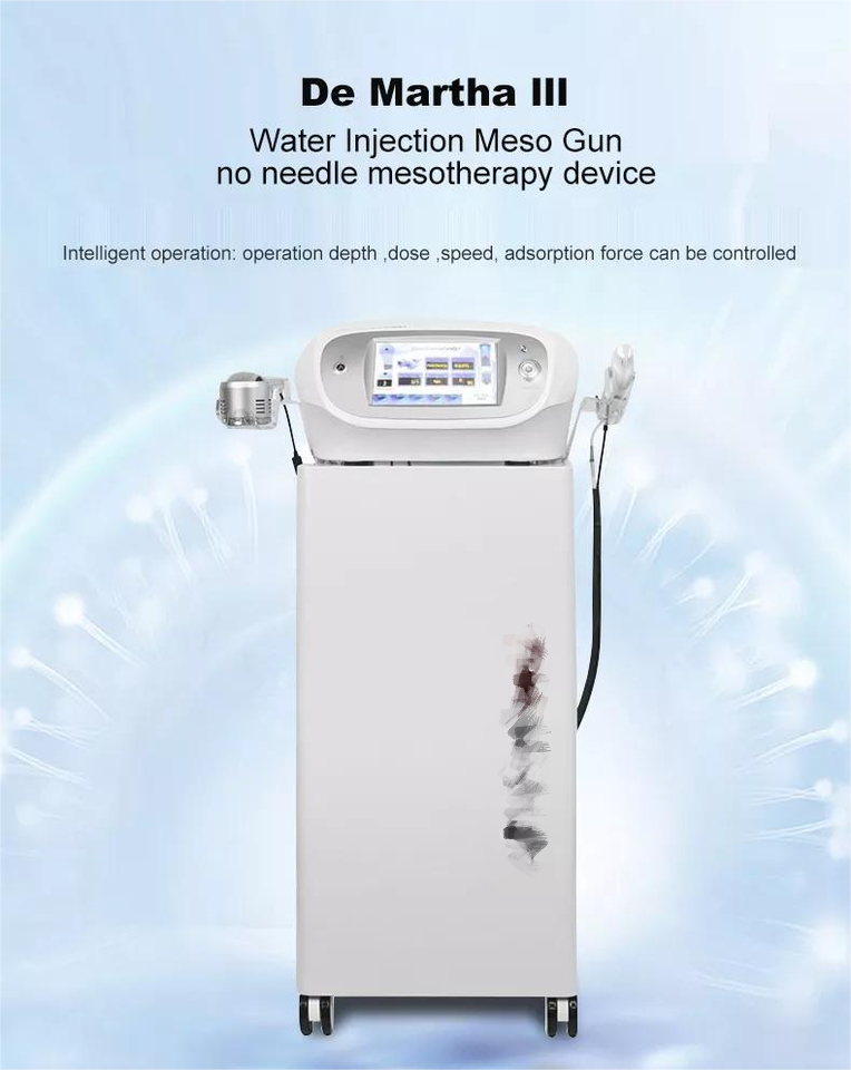 High quality Korean facial Mesotherapy care commercial beauty needle with cold compress handle beauty machine
