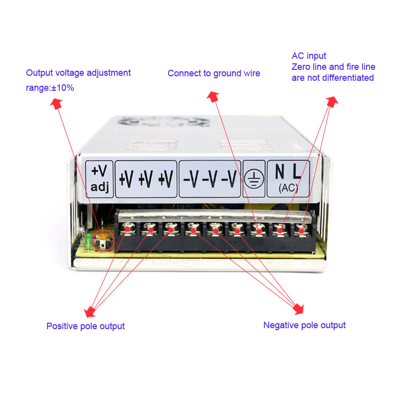 5V Power Supply 70A 350W 110V / 220V AC to DC 5V 70amp Universal Transformer Switching Driver Converter 5V Power Adapter for WS2812B WS2813 LED Strip 