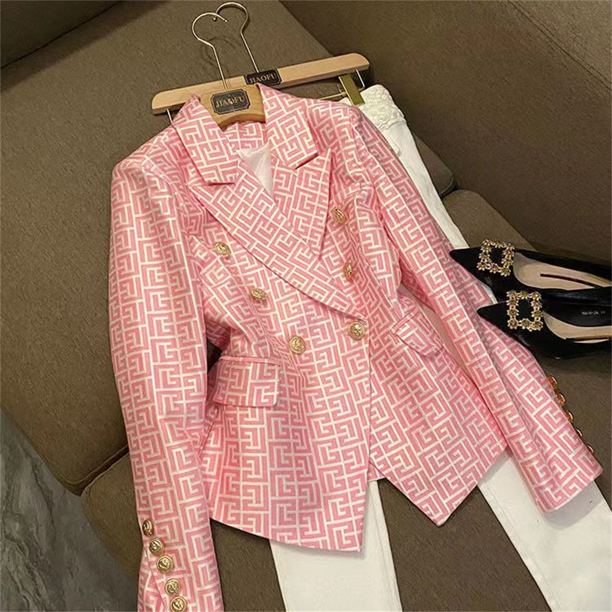 Women's Suits & Blazers Spring Autumn Blazer Woman Coat Office Lady Work Suit Jacket Formal Women And Jackets Female