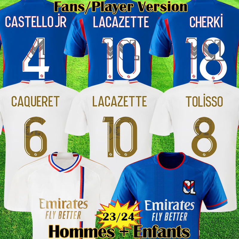 22 23 24 Maillot de foot Soccer JerseyS SARR TETE OL 4th blue AOUAR TAGLIAFICO JEFFINHO football shirts 2023 2024 TRAORE man kids kits equipment lyon tops, Player version league home
22 23 24 Maillot de foot Soccer JerseyS SARR TETE OL 4th blue AOUAR TAGLIAFICO JEFFINHO football shirts 2023 2024 TRAORE man kids kits equipment lyon tops, Player version league home