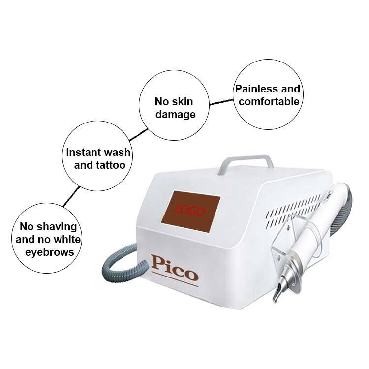 Picosecond Machine Tattoo Pigment Eyeline Freckle Removal Device Nd Yag Laser Q Switched 4 Wavelengths Skin Whitening Beauty Equipment 1064nm 532nm 13