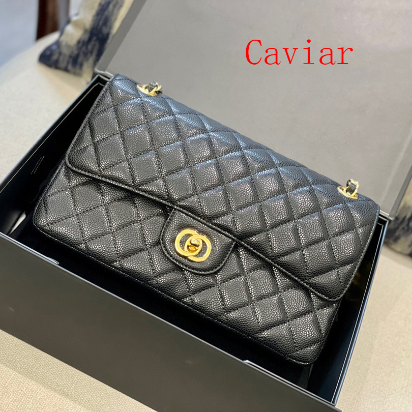 2023 Classic Ladies Chain Flap Shoulder Bag Purse CF Caviar Ladies Crossbody Luxury Designer Bag, #6 golden logo
2023 Classic Ladies Chain Flap Shoulder Bag Purse CF Caviar Ladies Crossbody Luxury Designer Bag, #6 golden logo