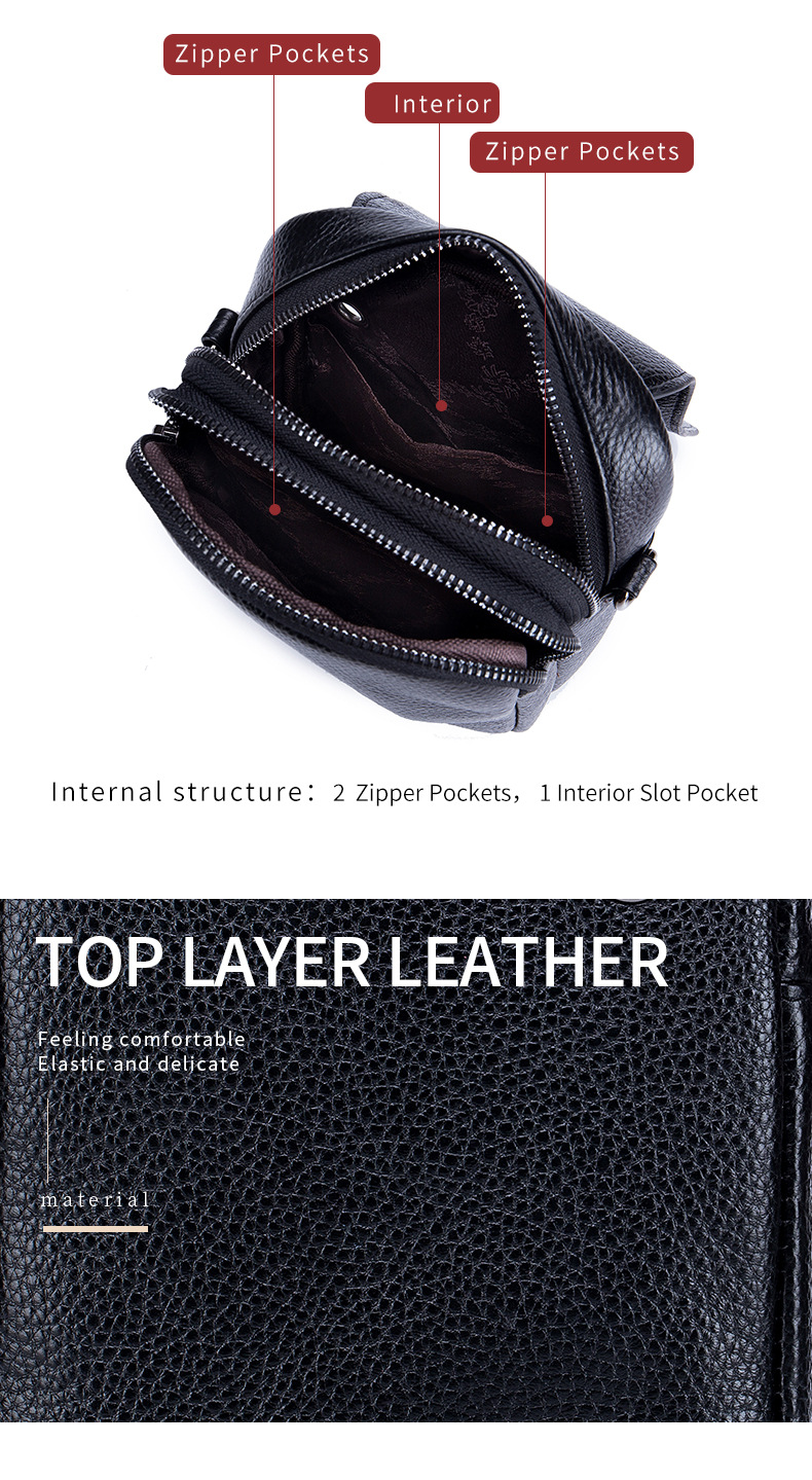 Bag for Women Cell Phone Purse Smartphone Wallet Shoulder Strap Handbag Genuine Leather Casual Solid Crossbody Bags