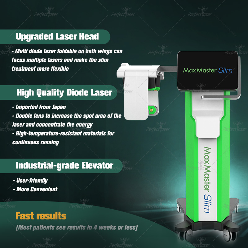 Professional 532nm Emerald Laser Weight Loss Products Fat Removal Cellulite Reduction Fat Burning Slimming Machine Skin Tightening Machine