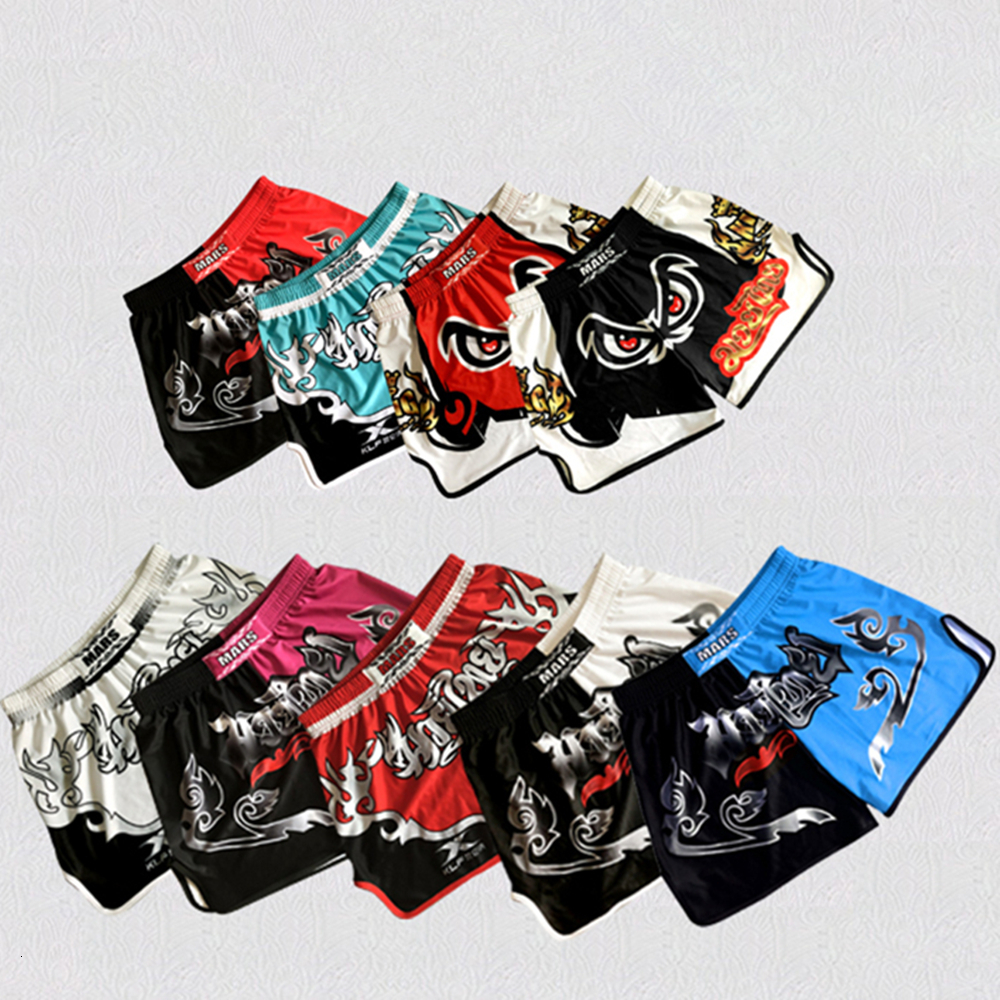 Men's Shorts Boxing Shorts Muay Thai Kick Boxing Boxer Trunks MMA Men Fight BJJ Grappling Sportswear Boxing Short Pant Wholesale 230715