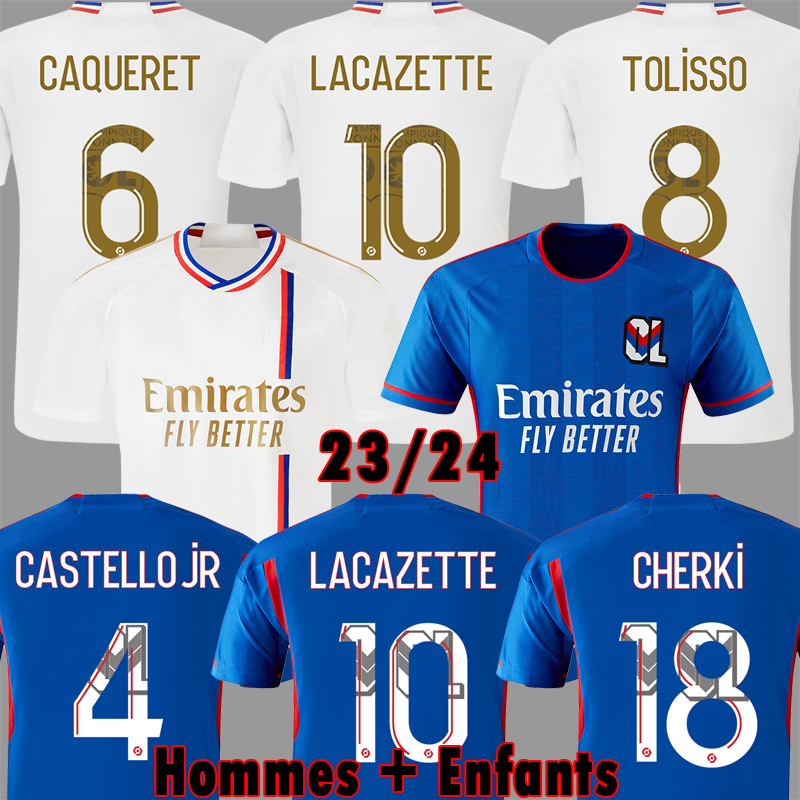 2023 2024 Lyonnais away blue Soccer Jerseys JEFFINHO TETE CAQUERET Football Shirt 22 23 CASTELLO JR OL AOUAR lyon maillot de foot Men Kids Kit fourth uniform 999, 22 23 away
2023 2024 Lyonnais away blue Soccer Jerseys JEFFINHO TETE CAQUERET Football Shirt 22 23 CASTELLO JR OL AOUAR lyon maillot de foot Men Kids Kit fourth uniform 999, 22 23 away