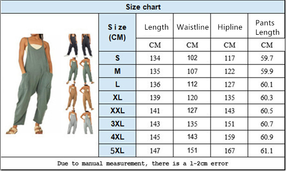 Women Bodysuits For Yoga Casual Jumpsuits One-piece Loose Sleeveless Playsuits Fitness Daily Wear Summer With Pockets