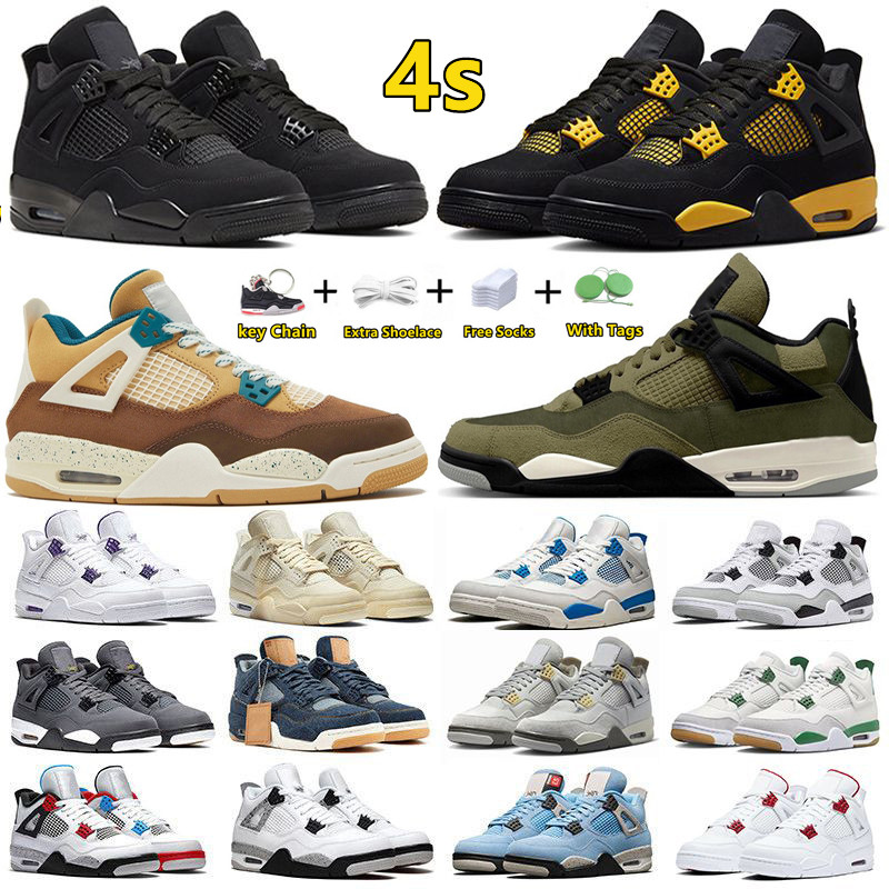 Jumpman 4 4s Mens Shoes Black Cat Thunder Pine Green University Blue Red Cement Sail Seafoam Lightning Shimmer Midnight Navy Men Women Trainers Sports Sneakers 36-45, Color#25
Jumpman 4 4s Mens Shoes Black Cat Thunder Pine Green University Blue Red Cement Sail Seafoam Lightning Shimmer Midnight Navy Men Women Trainers Sports Sneakers 36-45, Color#25