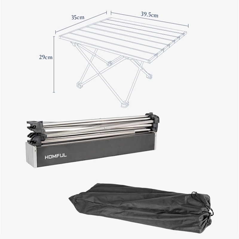 Camp Furniture Portable Table Folding Camping table Desk Foldable Hiking Traveling Outdoor Garden Picnic table Al Alloy Ultra-light 230716