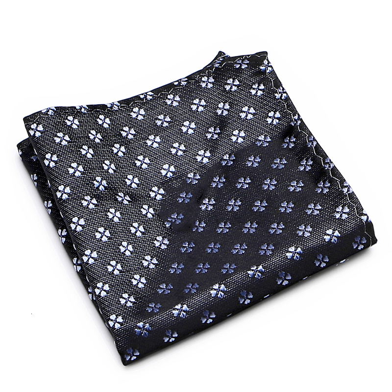 Handkerchiefs Pocket Square Handkerchief Men Nice Handmade Woven 100% Silk Printed hombre Light Blue Shirt Accessories 230717