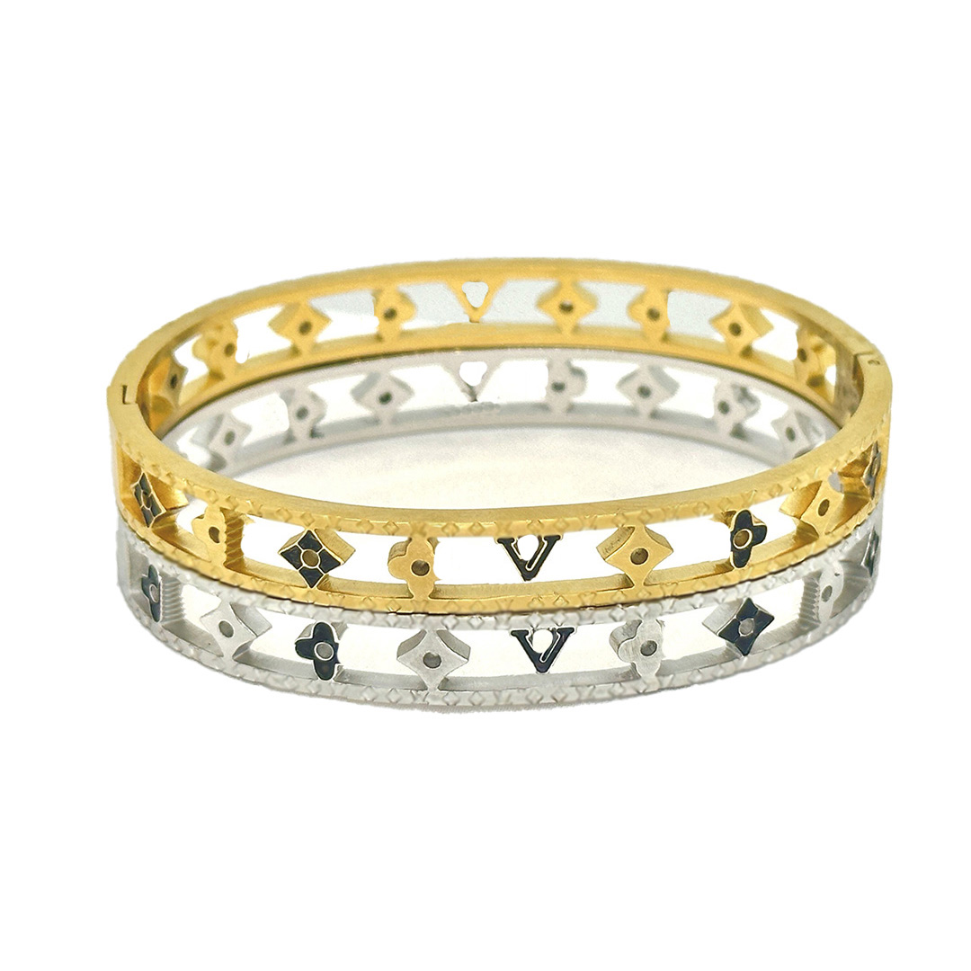 New Style Bracelets Women Bangle Luxury Designer Letter Jewelry 18K Gold Plated Stainless steel Wedding Lovers Gift Bangles Wholesale S163
New Style Bracelets Women Bangle Luxury Designer Letter Jewelry 18K Gold Plated Stainless steel Wedding Lovers Gift Bangles Wholesale S163