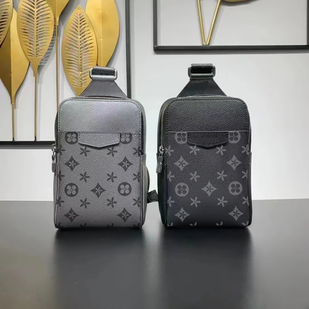 M30741 outdoor Slingbag Genuine Leather classic clutch cross body pochette bags Designers Hobo Shoulder purses tote handbags Women chest belt men travel bag