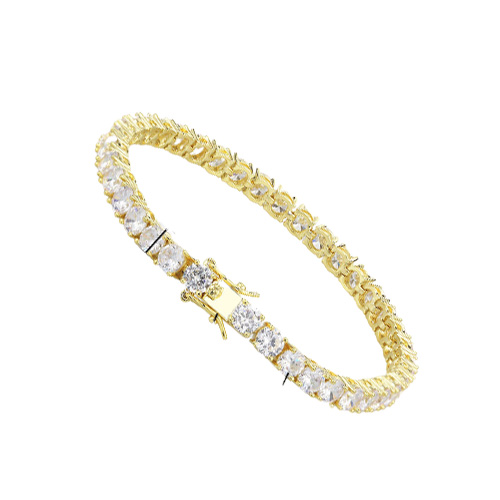 Tennis Designer Bracelet diamond Luxury Jewelry gift 3 4 5 6 mm 7 8 inch fashion moissanite white gold bracelets for men Adult hip