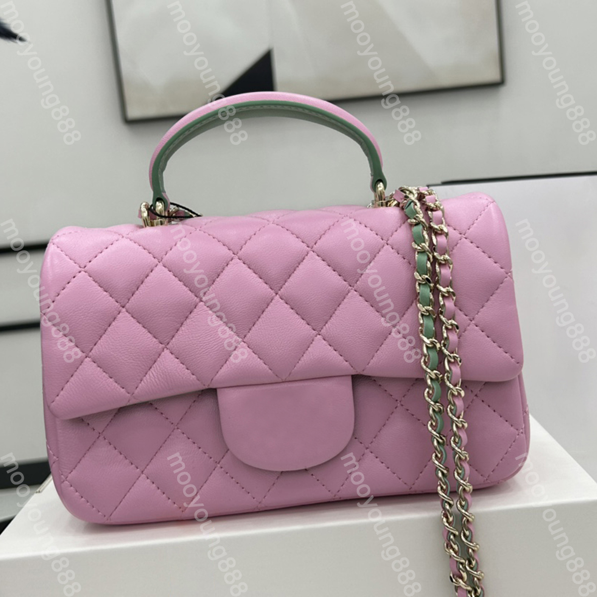 10A Mirror Quality Designer Classic Flap Handle Bag 20cm Mini Black Quilted Purse Womens Real Leather Sheepskin Handbag Crossbody Shoulder Strap Chain Box Bags, Pink
10A Mirror Quality Designer Classic Flap Handle Bag 20cm Mini Black Quilted Purse Womens Real Leather Sheepskin Handbag Crossbody Shoulder Strap Chain Box Bags, Pink