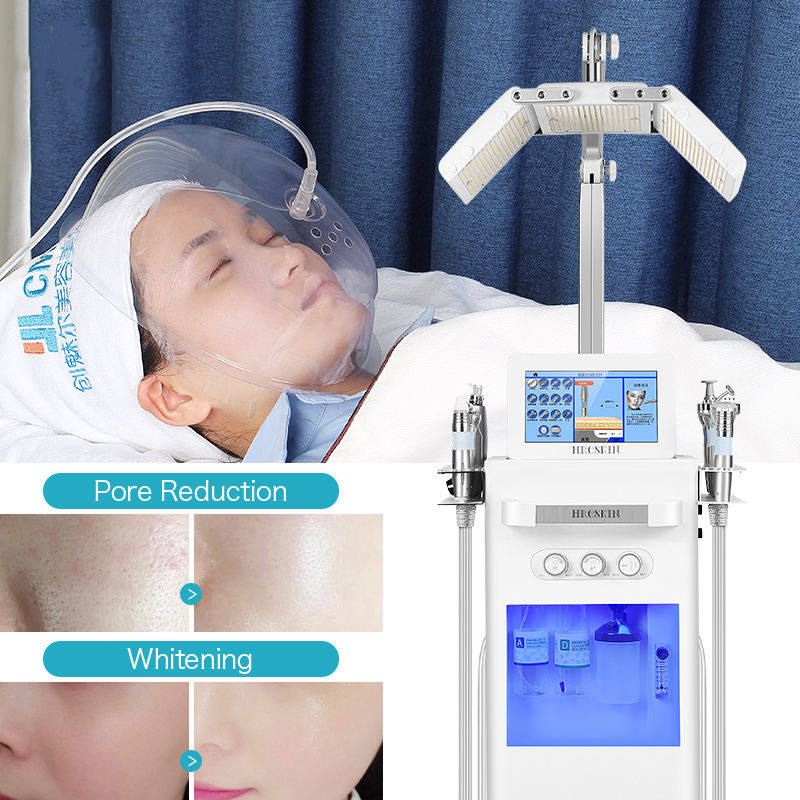 New Arrival Hydra Oxygen PDT Light Therapy Facial Water Machine for Removal Dead Skin Deep Cleaning Acne Treatment Wrinkle Remover Beauty Equipment