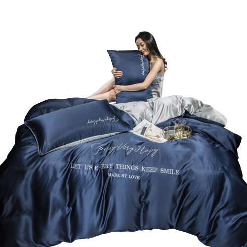 Fourpiece Silk Bedding Sets King Queen Size Luxury Quilt Cover Pillow Case Duvet Cover Brand Bed Comforters Sets High Quality Fas8468441