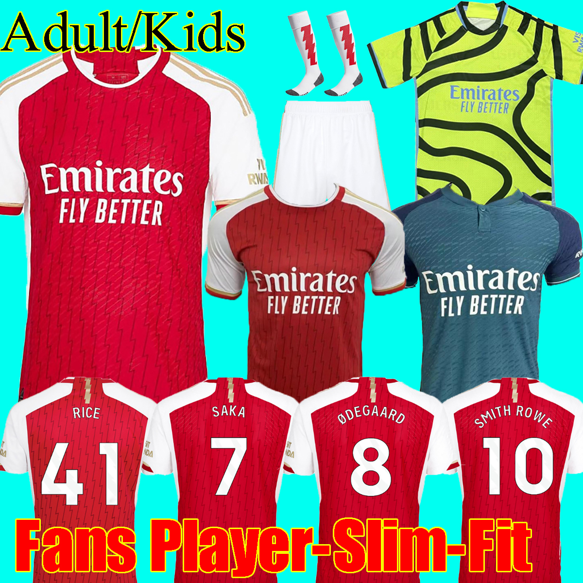 23 24 SAKA Home Away Third Soccer Jerseys G. JESUS ODEGAARD Fans Player Version Gunners MARTINELLI SMITH ROWE THOMAS Football Shirt Men Kids Sets Child Kit, 23-24 home
23 24 SAKA Home Away Third Soccer Jerseys G. JESUS ODEGAARD Fans Player Version Gunners MARTINELLI SMITH ROWE THOMAS Football Shirt Men Kids Sets Child Kit, 23-24 home