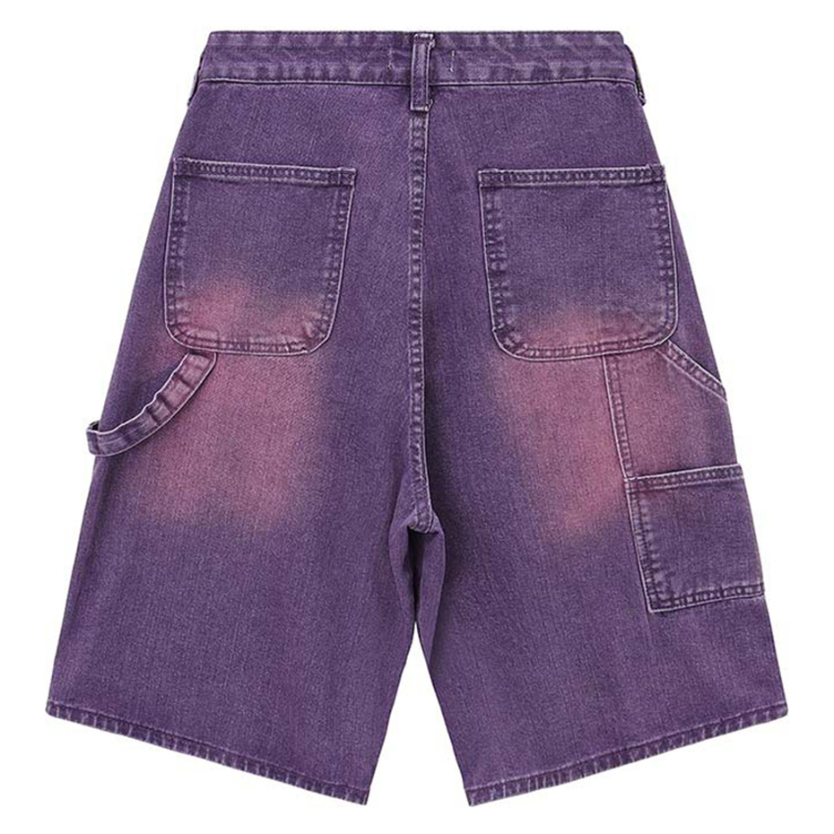 Men's Shorts Streetwear Baggy Denim Shorts Summer Harajuku Hip Hop Loose Jeans Shorts Men Fashion Casual Black Y2K Shorts 230715