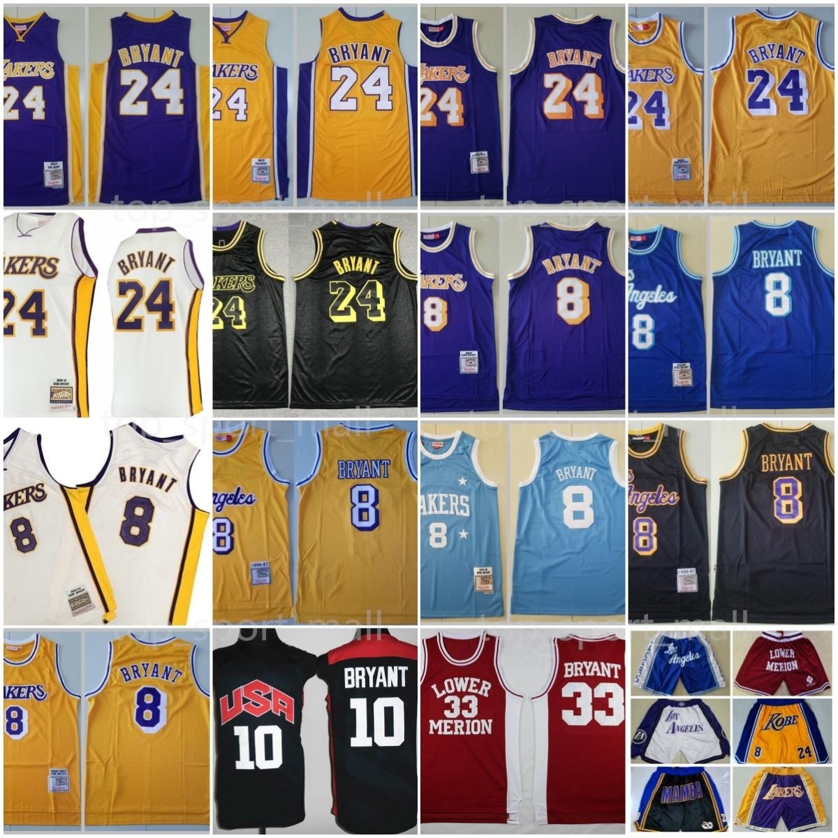 Mitchell and Ness Basketball Bryant Jerseys 8 24 Bean The Black Mamba Just Don Shorts 2001 2002 1996 1997 Stitch Team National 2012 Yellow Blue Purple High School Man, Photo f
Mitchell and Ness Basketball Bryant Jerseys 8 24 Bean The Black Mamba Just Don Shorts 2001 2002 1996 1997 Stitch Team National 2012 Yellow Blue Purple High School Man, Photo f