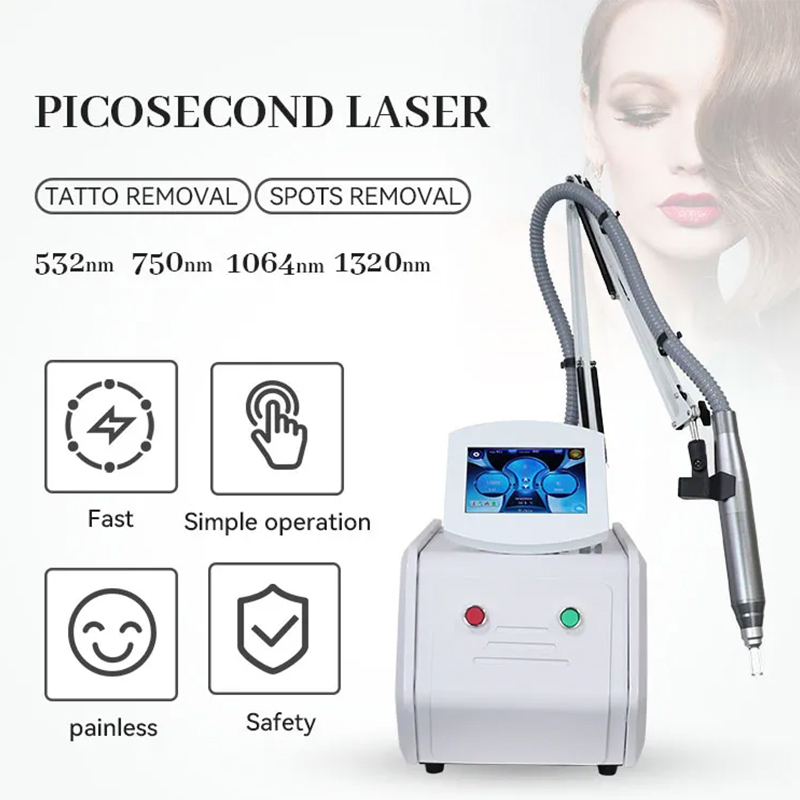 1064nm 532nm 755nm 1320nm tattoo removal picosecond laser nd yag q switched machine Face Lift Acne Treatment Skin Tightening Removal Freckle Pigment S