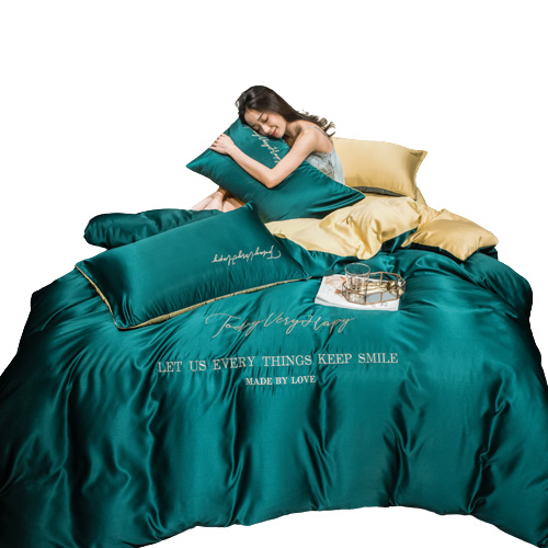 Fourpiece Silk Bedding Sets King Queen Size Luxury Quilt Cover Pillow Case Duvet Cover Brand Bed Comforters Sets High Quality Fas8468441