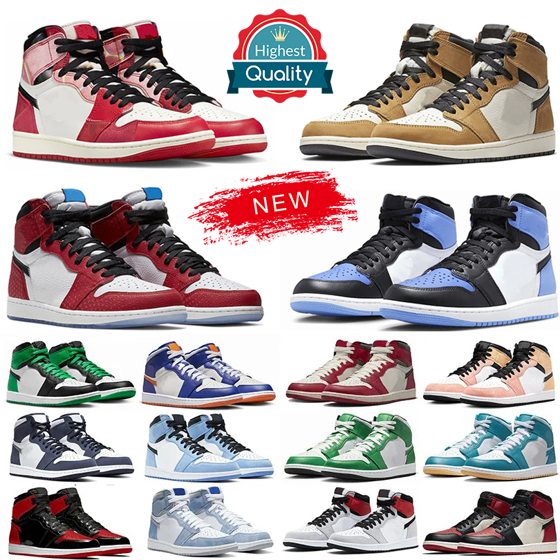 jumpman1 1s Retro ofthe Year Mens Basketball Shoes Spider-Verse Spider Verse UNC toe Origin Story Aquatone Skyline Olive Reverse Mocha Men women sports Sneakers, #18
jumpman1 1s Retro ofthe Year Mens Basketball Shoes Spider-Verse Spider Verse UNC toe Origin Story Aquatone Skyline Olive Reverse Mocha Men women sports Sneakers, #18