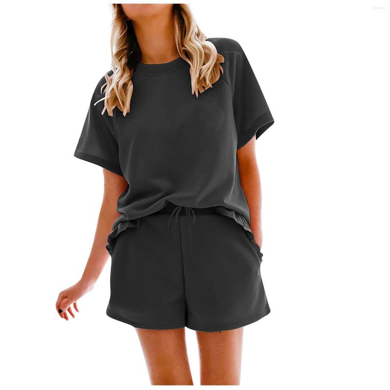 Women' Tracksuits Loose High Waist Fashion Solid Color Suit Ruffle Short Sleeve Ladies Casual Soft Two-piece Set 2023, Black
Women' Tracksuits Loose High Waist Fashion Solid Color Suit Ruffle Short Sleeve Ladies Casual Soft Two-piece Set 2023, Black