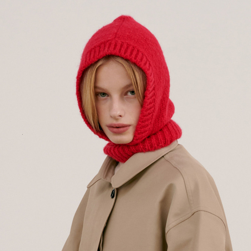 Fashion Face Masks Neck Gaiter Y2k Women Knitted Balaclava Cap Winter Outdoor Unisex Men Warm Ear Protection Scarf Wool Pullover Snood Hat Collar Bonn