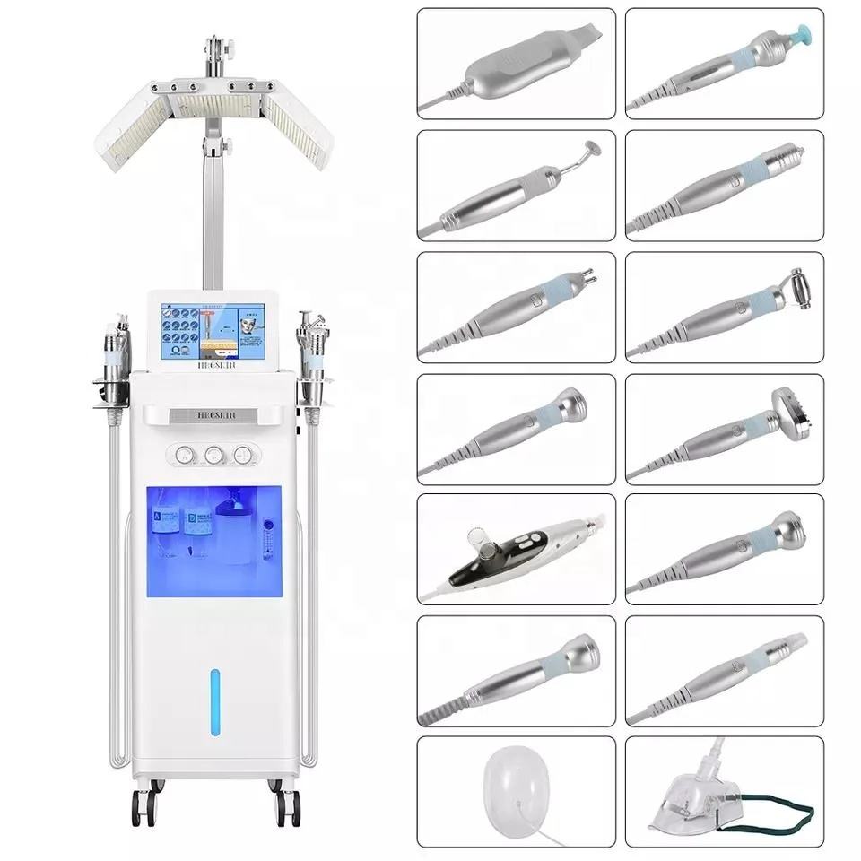 New Arrival Hydra Oxygen PDT Light Therapy Facial Water Machine for Removal Dead Skin Deep Cleaning Acne Treatment Wrinkle Remover Beauty Equipment