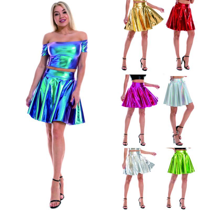 Skirts Sparkle Pu Holographic Gradient Color A-line Pocket Summer Sexy Women Slim Long Skirt Music Festival Streetwear Harajuku, 11
Skirts Sparkle Pu Holographic Gradient Color A-line Pocket Summer Sexy Women Slim Long Skirt Music Festival Streetwear Harajuku, 11