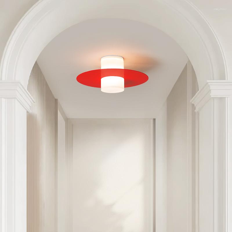 Lights Ceiling Led Light Aisle Corridor Hallway Modern Chandelier Lamp For Living Room Dining Kitchen Bedroom Black White