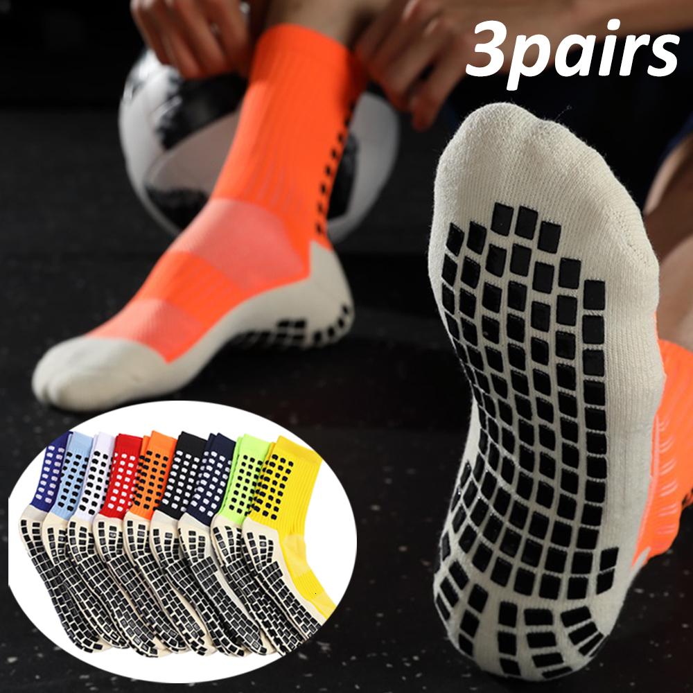 Sports Socks Men Football Socks Sports Socks Midtube Dispensing Anti Slip Soccer Socks Cotton Calcetines cycling Socks Sport Stockings 230717