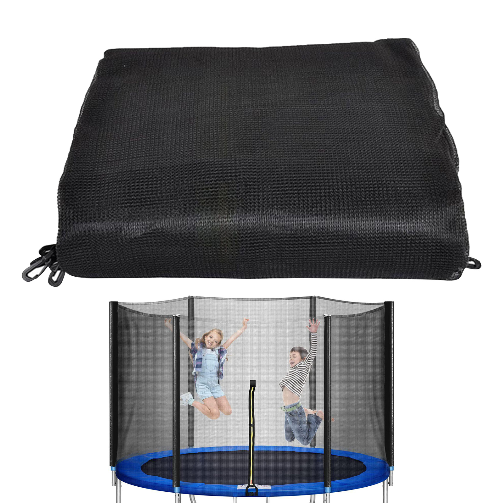 Trampolines Children's Trampoline Protective Safety Net Outdoor Sports Antifall Jump Pad Protection Guard For Trampoline 6ft 8ft 10ft 230717