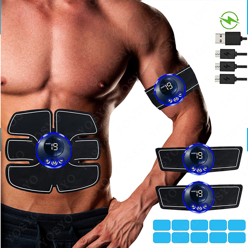 Face Massager Rechargable EMS Muscle Stimulator Electric Tens Puslse Massage Therapy Pain Relief Digital Meridian Full Body Massager 230718