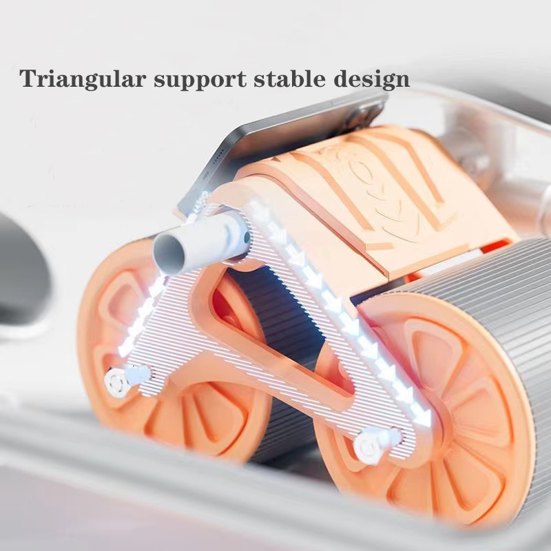 Sit Up Benches Abdominal Wheel Automatic Rebound Muscle Training Household Female Flat Support Trainer Pushup Abdominal Roll 230717