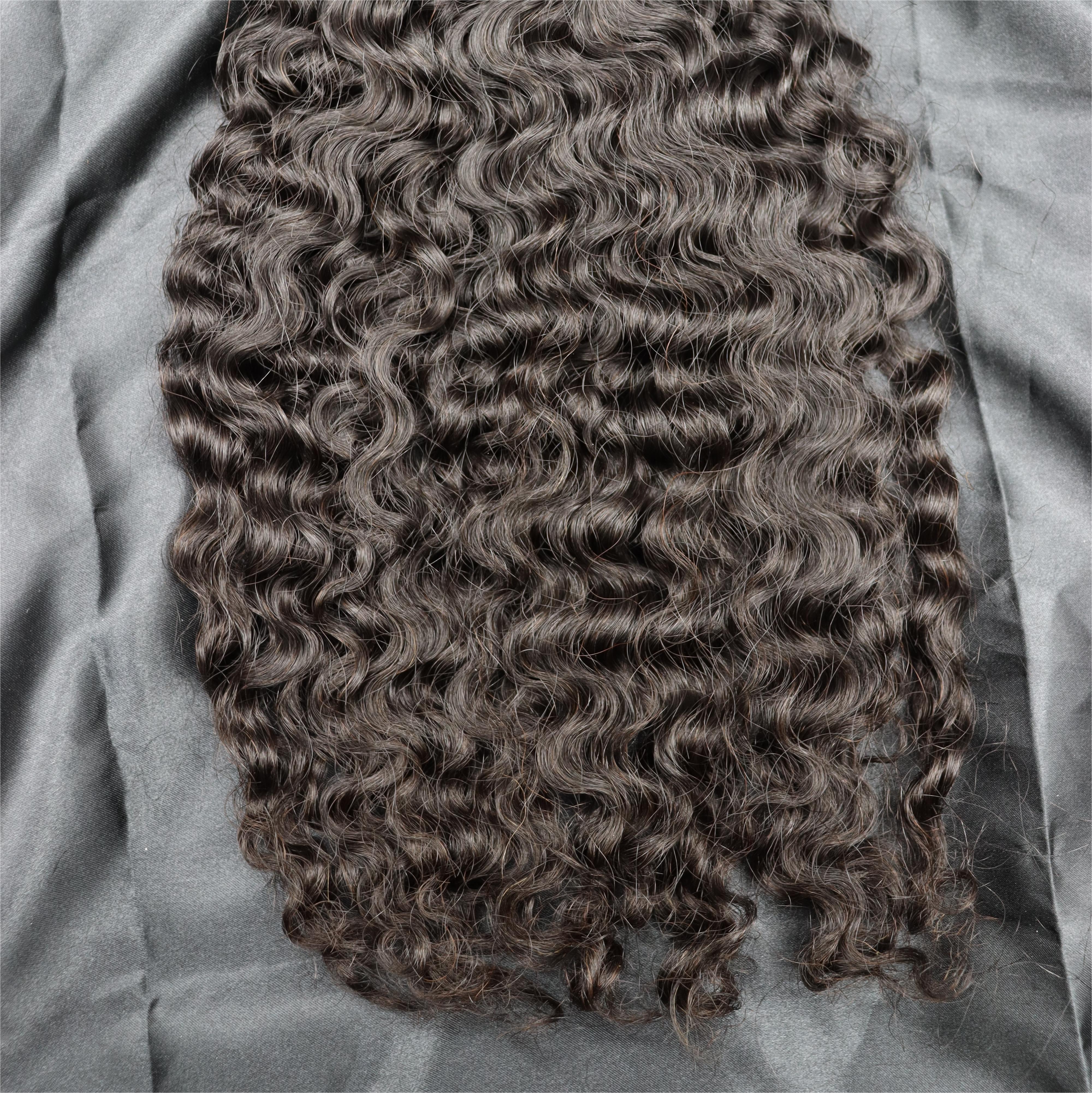 1 Bundles Deal Wholesale Water Curly 100% Vietnamese Raw Human Hair Bundles Unprocessed Natural Color Hair Extension